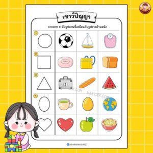 เชาว์ปัญญา อนุบาล 1